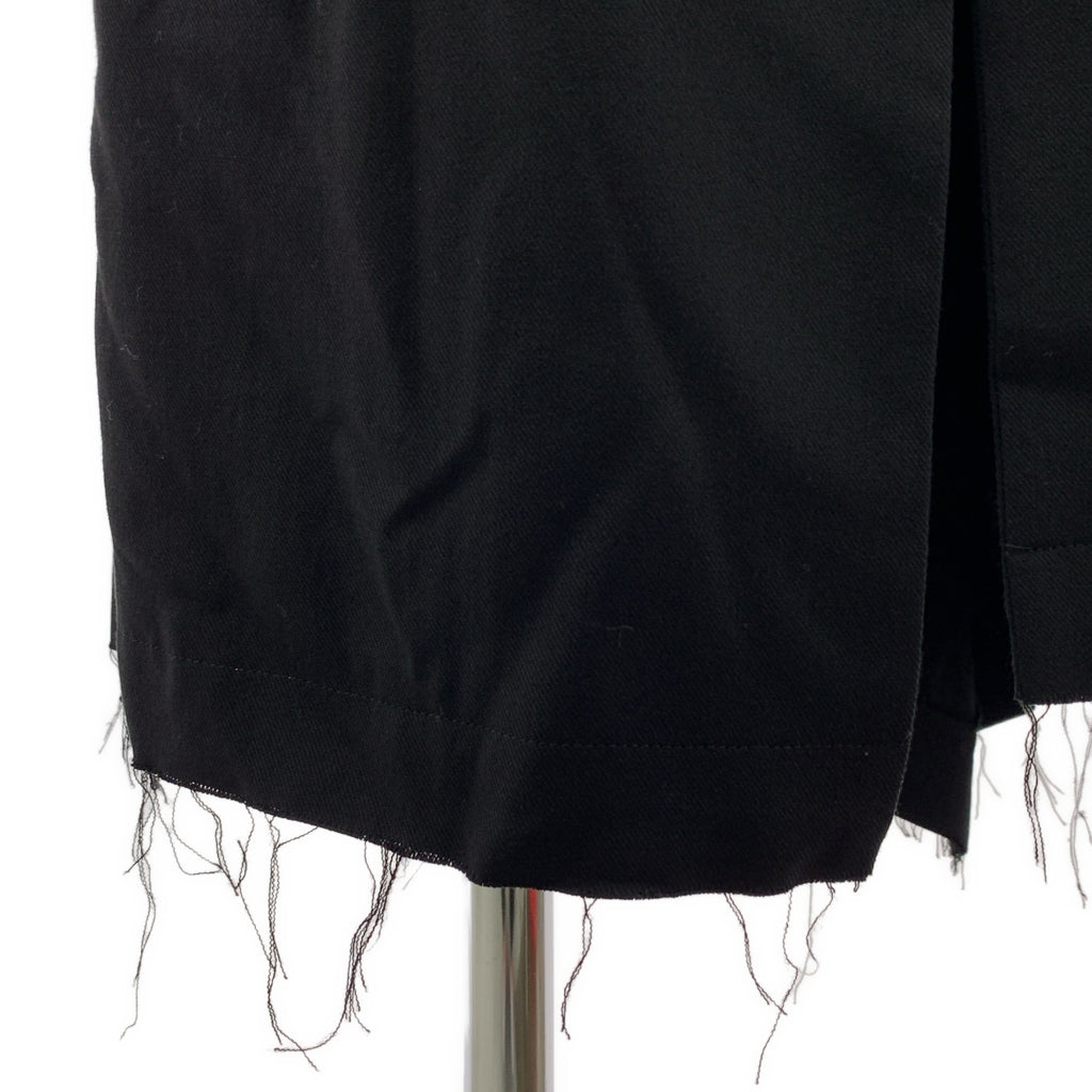 【美品】  Y's / ワイズヨウジヤマモト | 2024SS | RAYON VIYELLA COLLARLESS JACKET レーヨンビエラ ノーカラー ロングジャケット コート | 2 | ブラック | レディース