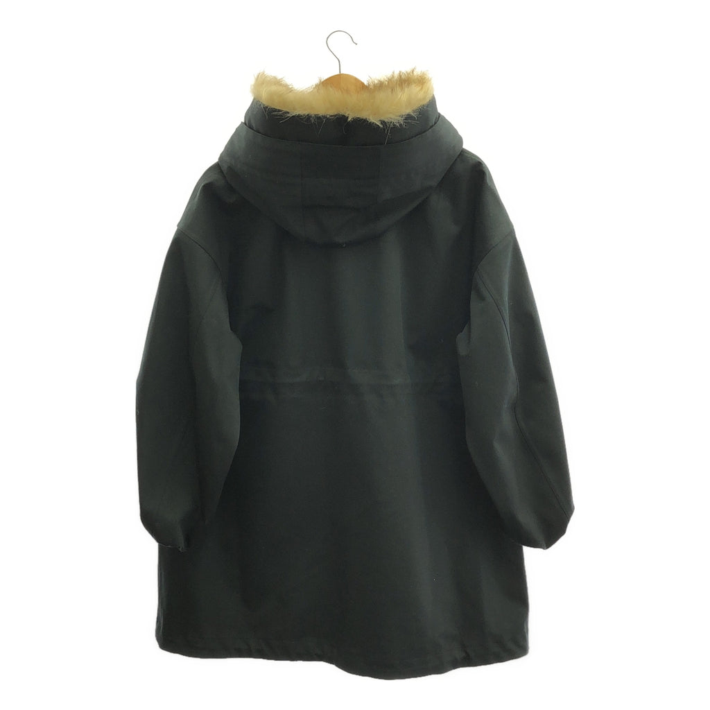 麥金托什 | RAINTEC SKYE PARKA 泡泡袖抽繩軍用派克大衣 |尺寸 4 |黑色 |女性的