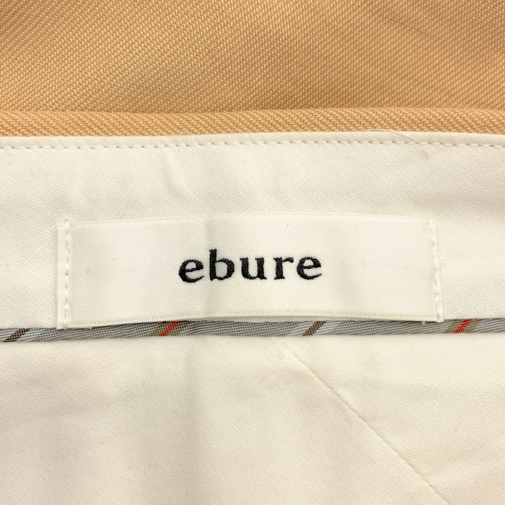 ebure / 에불 | 울 혼합 센터 프레스 사이드 슬릿 슬랙스 팬츠 | 38 | 여성