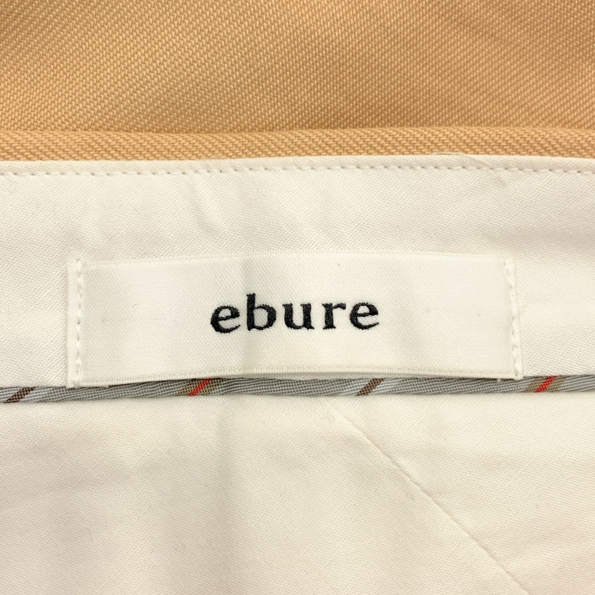 ebure / 에불 | 울 혼합 센터 프레스 사이드 슬릿 슬랙스 팬츠 | 38 | 여성