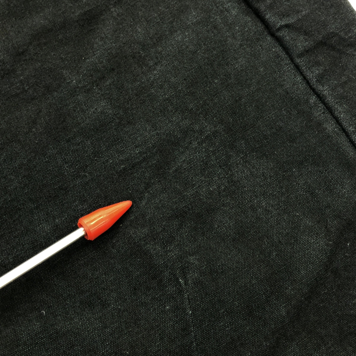 ATELIER SUPPAN / 아틀리에스판 | Trousers With Silver 925 Hook. Hand Dyed 실버 훅 손 염색 바지 | 1 | 블랙 | 남성