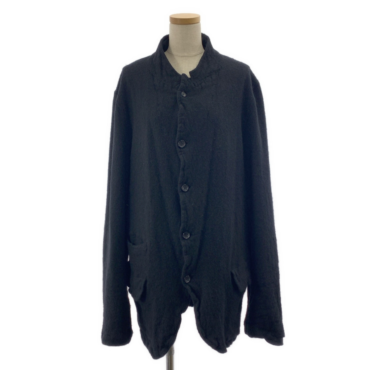 COMME des GARÇONS 襯衫 | 羊毛縮水單排扣大衣 | L 碼 | 男士