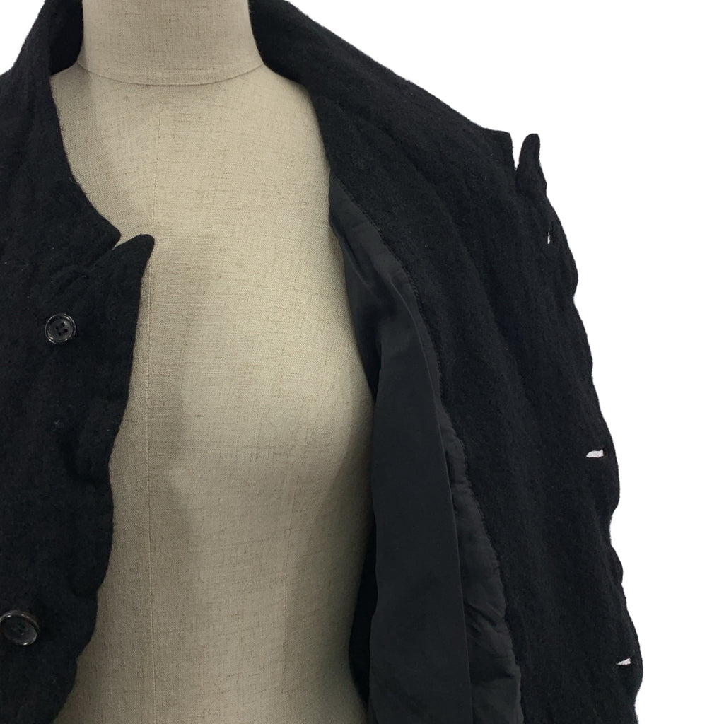 COMME des GARÇONS 襯衫 | 羊毛縮水單排扣大衣 | L 碼 | 男士