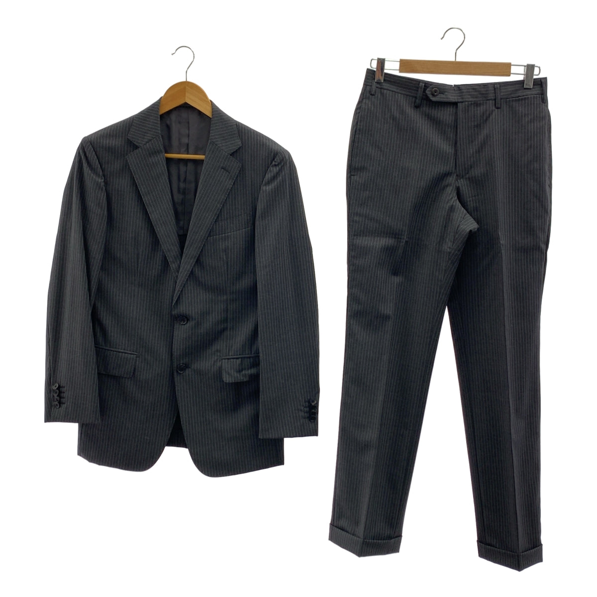 BARNEYS NEWYORK / 버니즈 뉴욕 | 셋업 / 스트라이프 재킷 슬랙스 | 44 | 남성