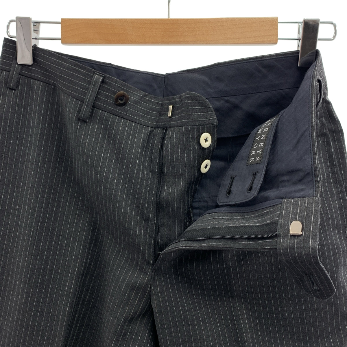 BARNEYS NEWYORK / 버니즈 뉴욕 | 셋업 / 스트라이프 재킷 슬랙스 | 44 | 남성