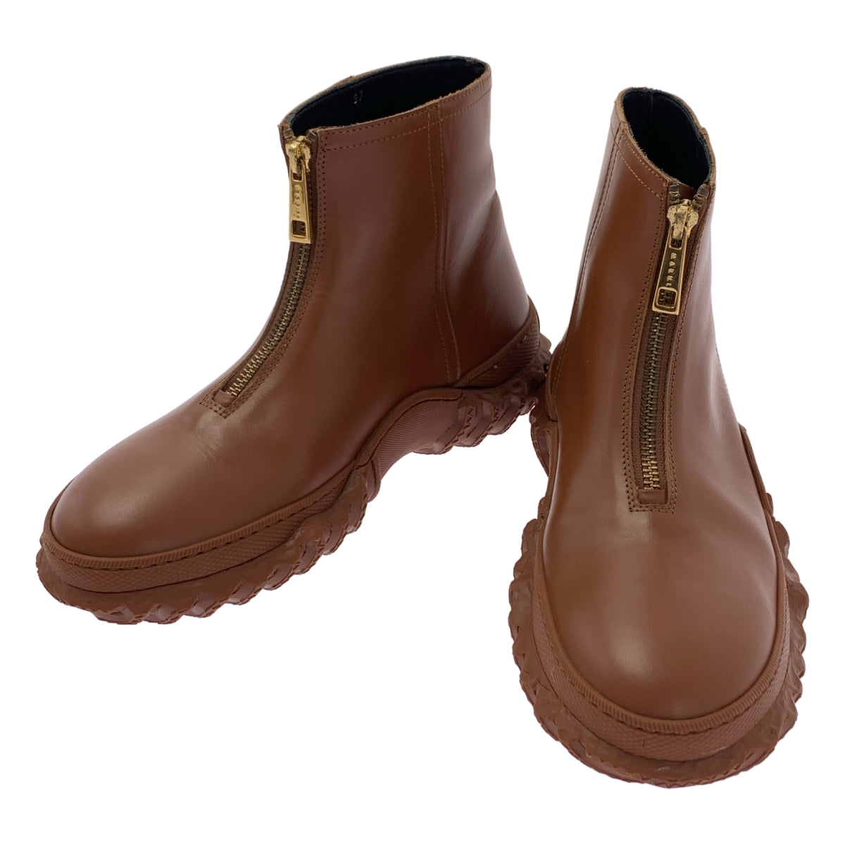 MARNI / 마르니 | 로고집 짧은 부츠 | 37 | 여성