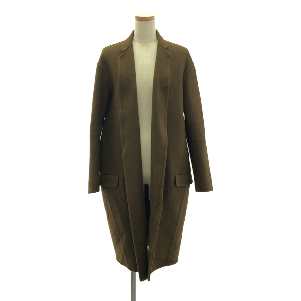 CELINE / セリーヌ | フィービー期 cashmere 100％ / カシミヤ エッグクロンビーコート | 34 | ブラウン | レディース