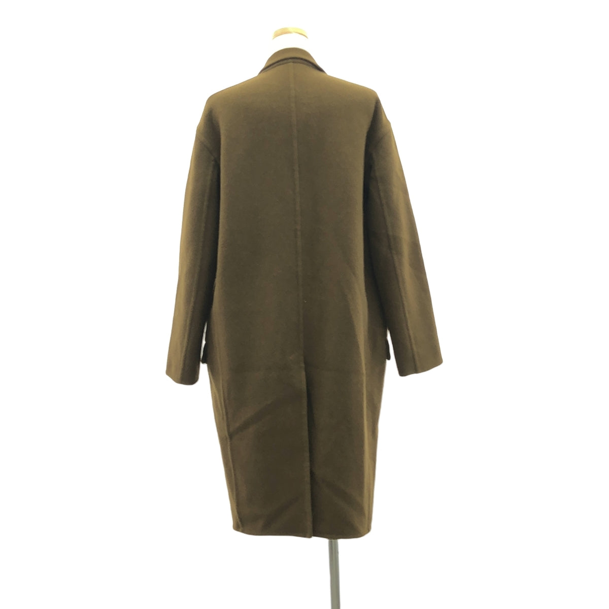 CELINE / セリーヌ | フィービー期 cashmere 100％ / カシミヤ エッグクロンビーコート | 34 | ブラウン | レディース