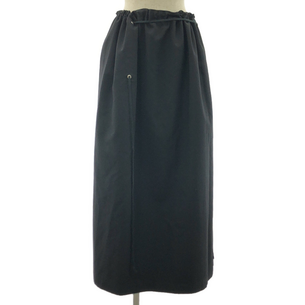 COMME des GARCONS | Waist cord gathered long skirt |