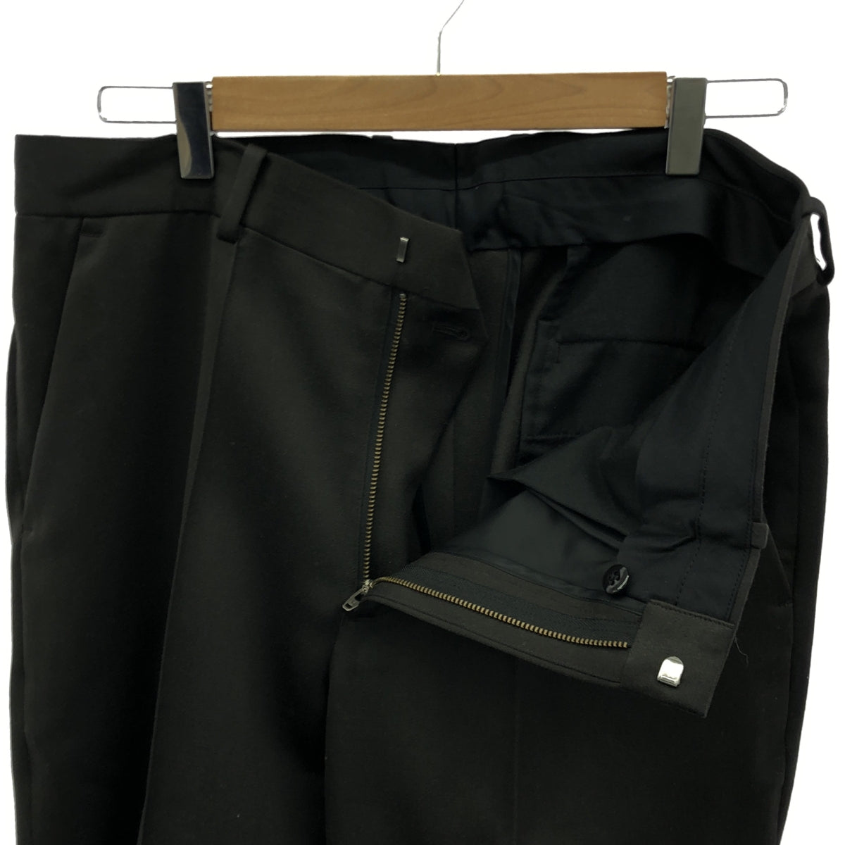 Vainl 檔案 | Center Press 寬褲 | L |深棕色 |男士