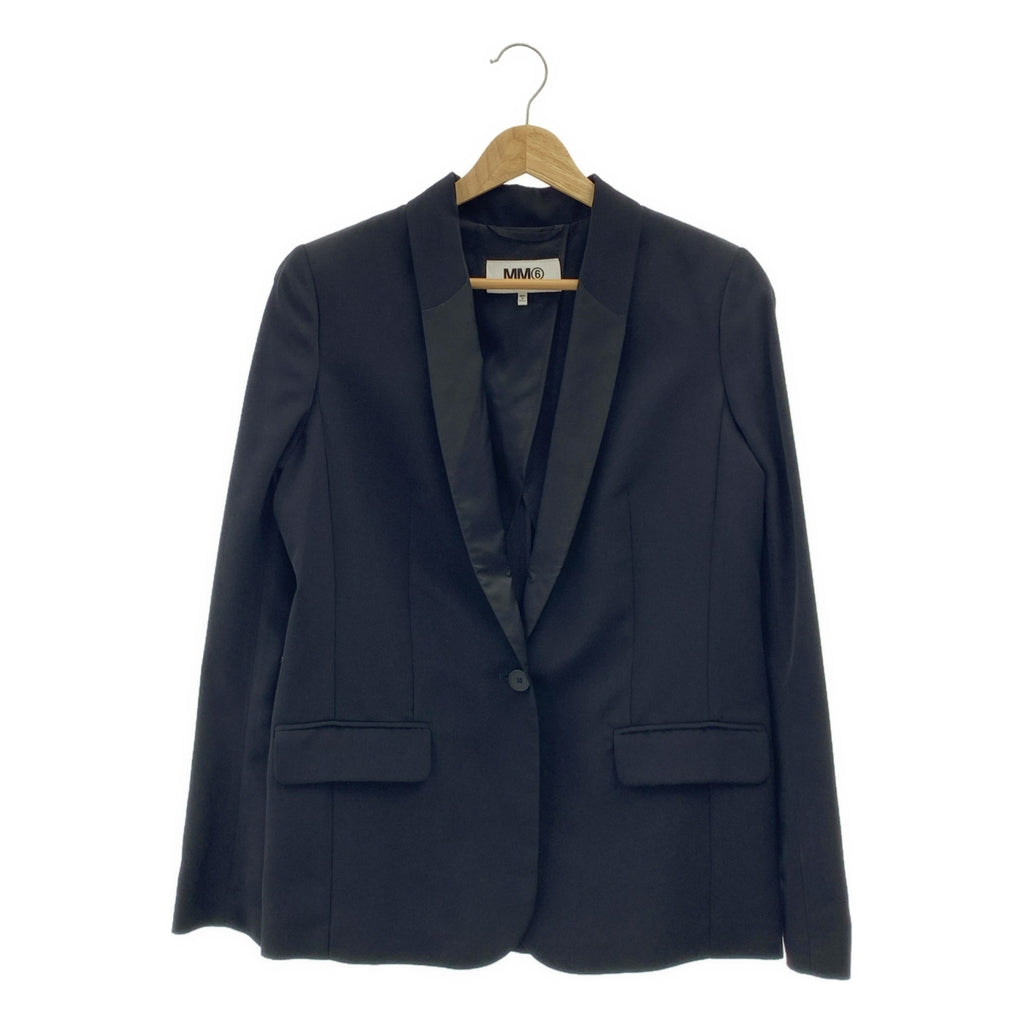 MM6 Maison Martin Margiela / 엠엠 식스 메종 마르탄 마르젤라 | 라펠 전환 숄 컬러 1B 테일러드 재킷 | 40 |