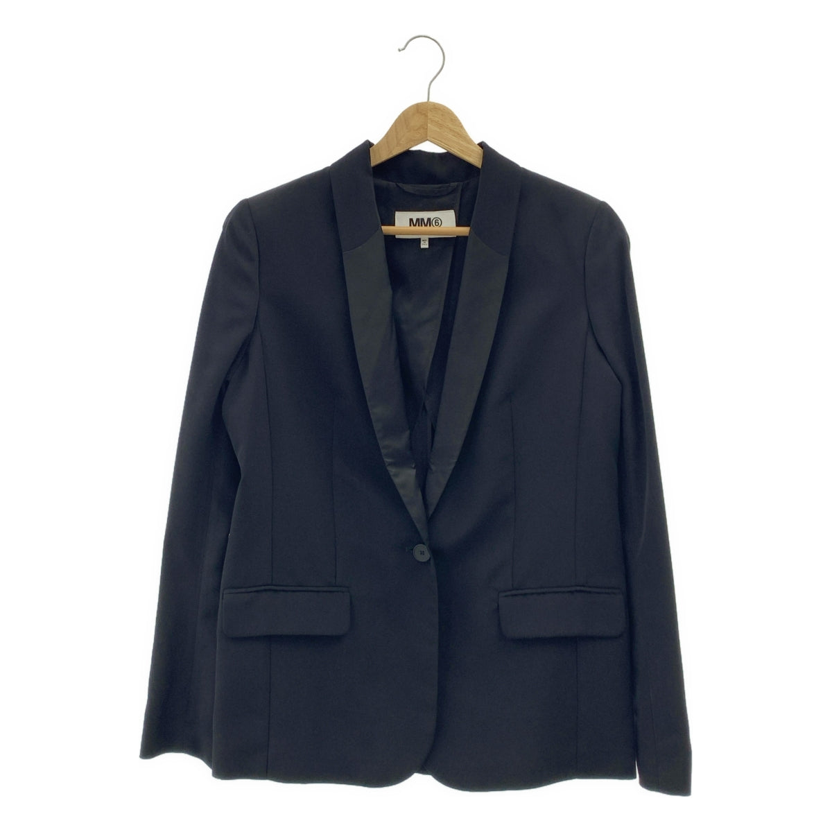 MM6 Maison Martin Margiela / 엠엠 식스 메종 마르탄 마르젤라 | 라펠 전환 숄 컬러 1B 테일러드 재킷 | 40 |