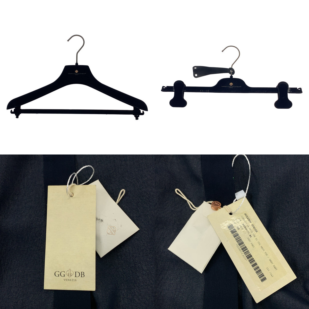 GOLDEN GOOSE / 골든구스 | 도킹 펄 버튼 시어 셔츠 탁 점프 슈트 올인원 | XS |