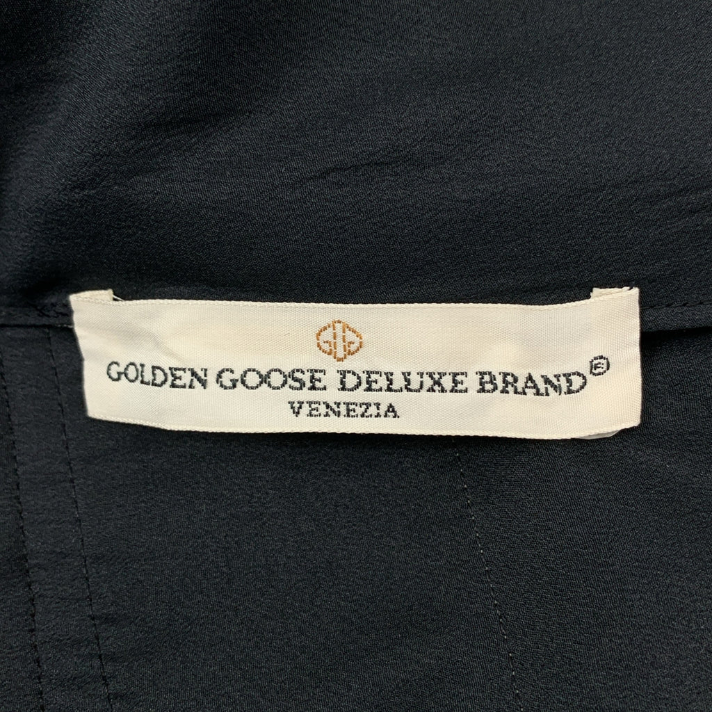 GOLDEN GOOSE | 珍珠紐扣透視襯衫褶皺連身褲 | XS | 女款