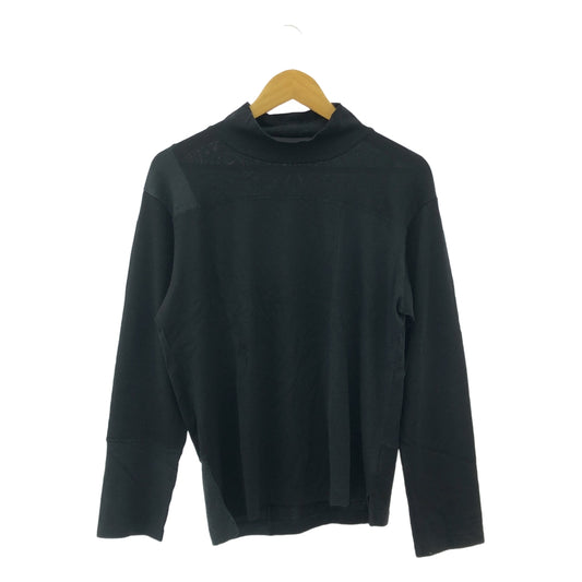 Y's for men / ワイズフォーメンヨウジヤマモト | ウール ハイネック 切替 ニット カットソー | 2 | メンズ