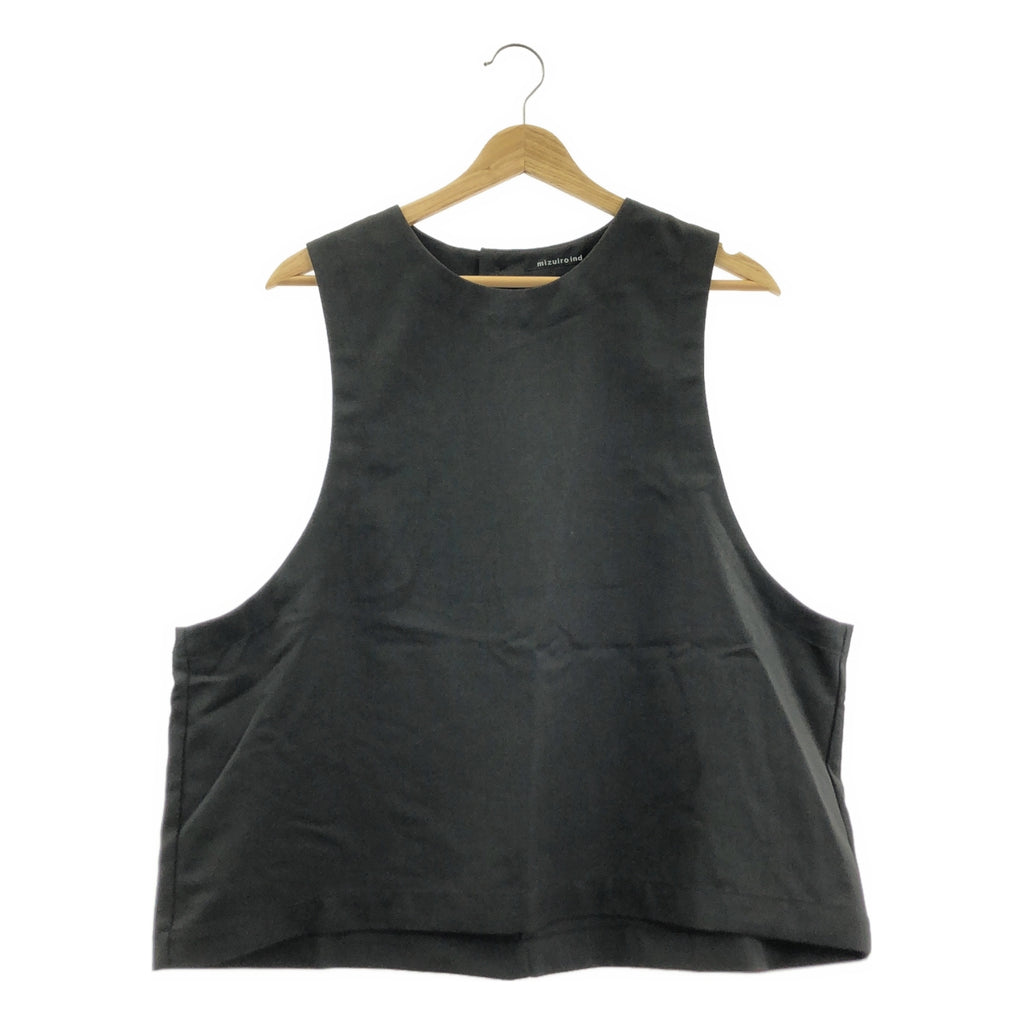 mizuiroind / ミズイロインド | クルーネック ショート ベスト |