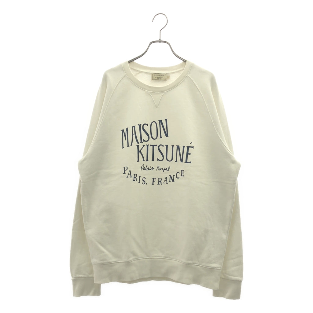 MAISON KITSUNE / 메종 여우 | 로고 프린트 크루넥 스웨트 | L |