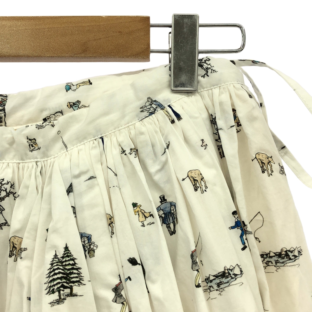 R&amp;D.M.Co / Old Man's Tailor | WEEKEND HILL GATHER SKIRT Weekend Hill Cotton Gathered Skirt |