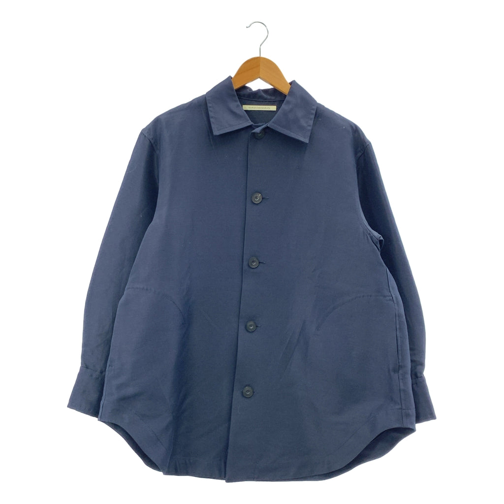 HARUNOBUMURATA / ハルノブムラタ | 2024SS | JASPER コットン シルク カバーオール シャツジャケット | 36 | レディース