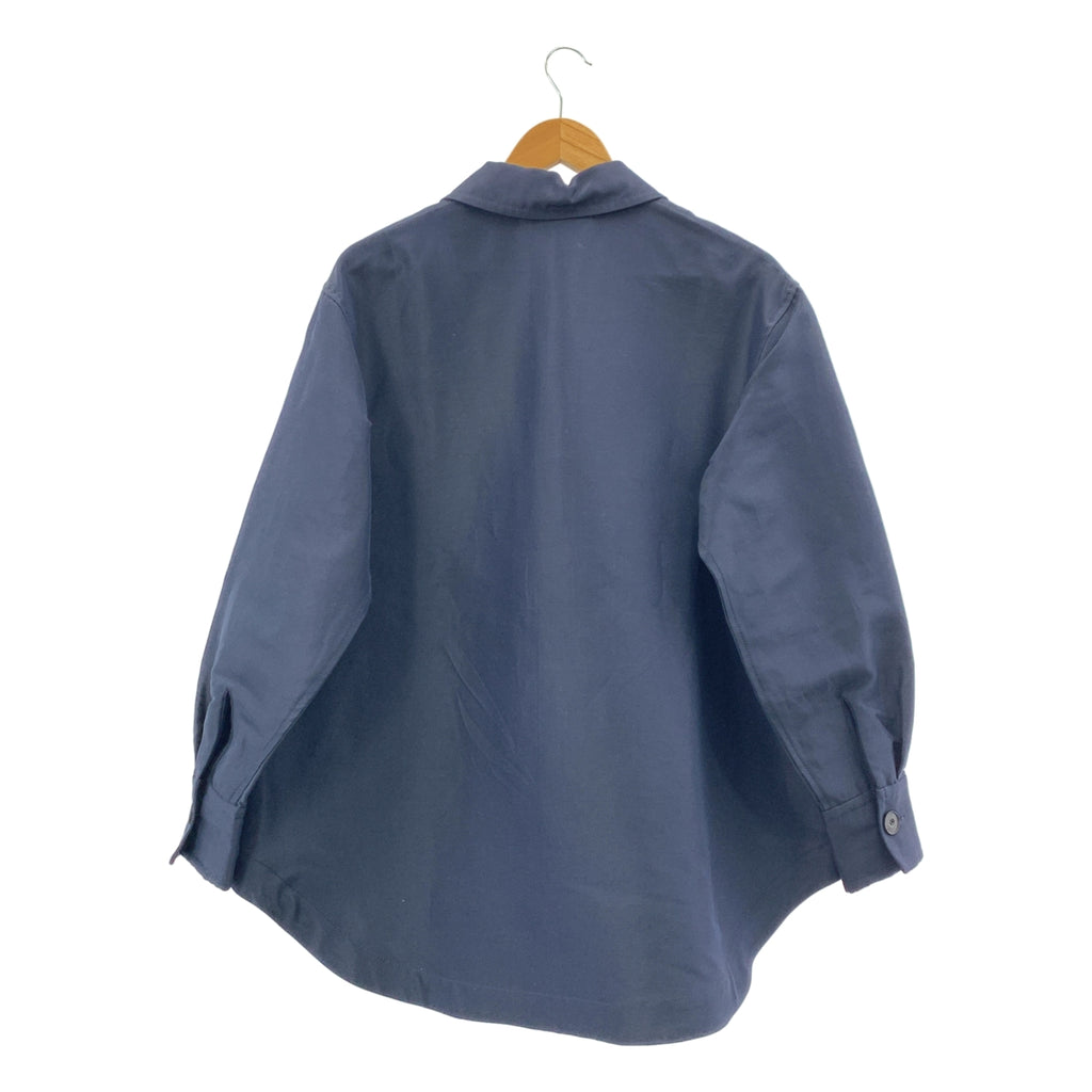 HARUNOBUMURATA / ハルノブムラタ | 2024SS | JASPER コットン シルク カバーオール シャツジャケット | 36 | レディース