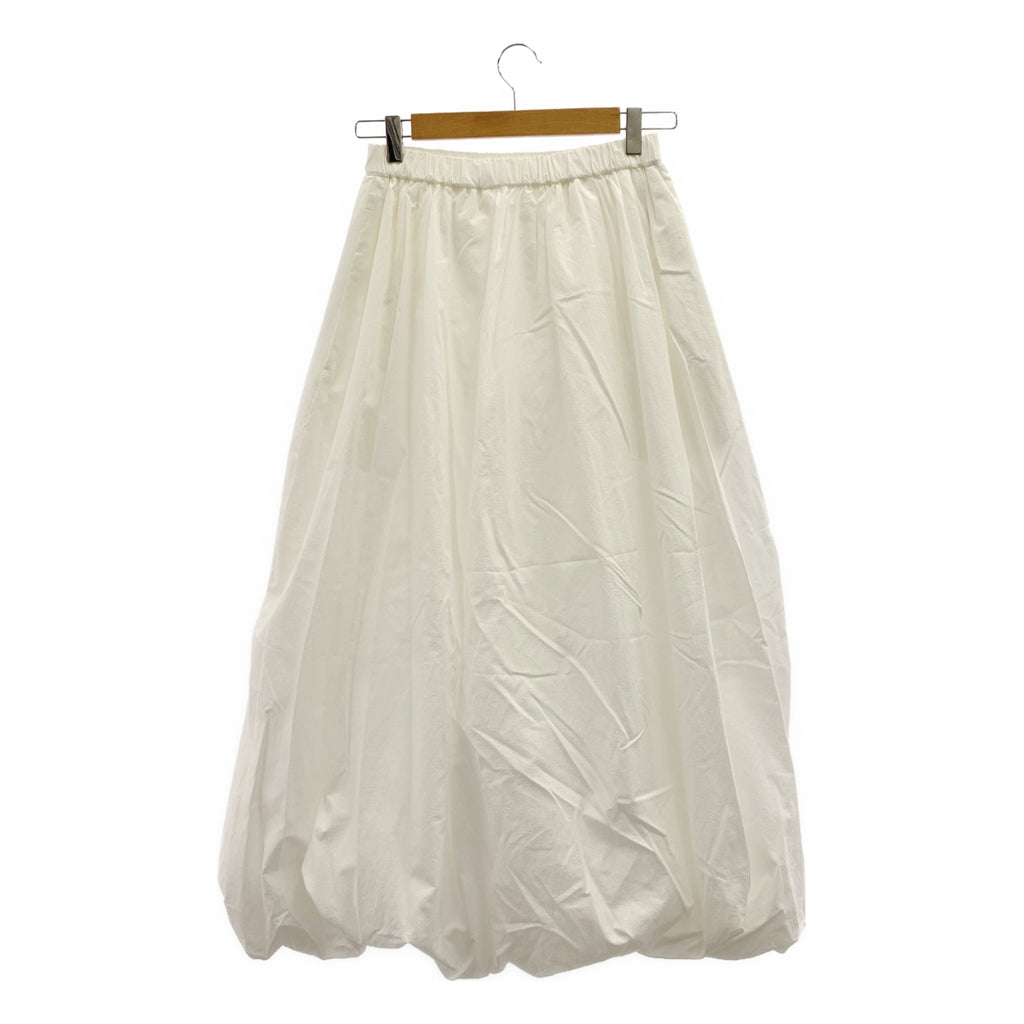 【美品】  nagonstans / ナゴンスタンス | 2024SS | BALLOON SKIRT バルーンスカート | M | ホワイト | レディース