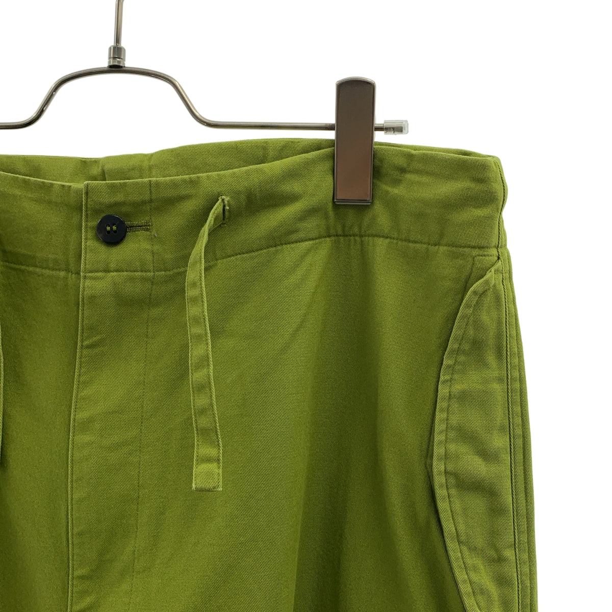 cale / カル | Cotton Gabardine Wide Cargo Pants / ドローストリング