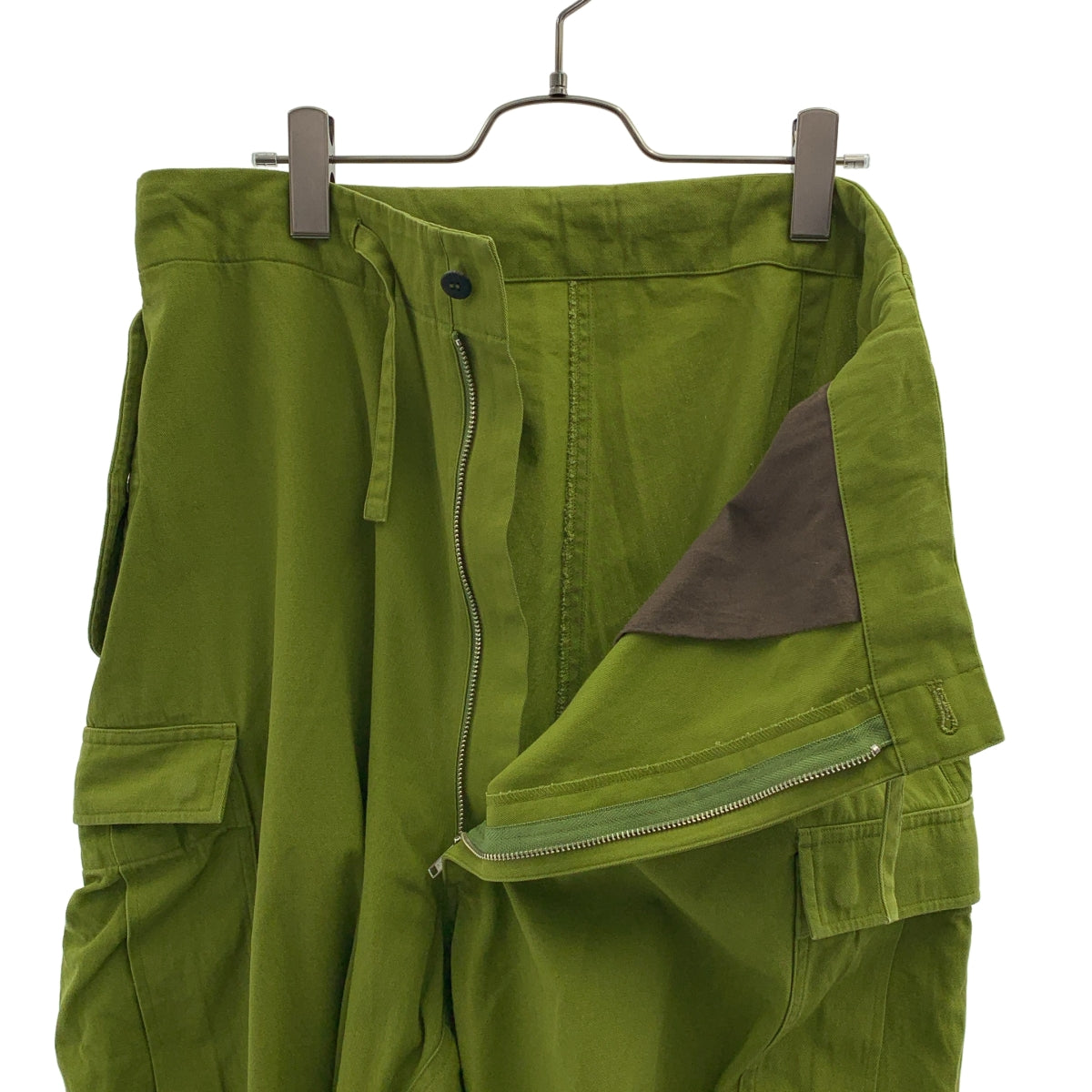 cale / 칼 | Cotton Gabardine Wide Cargo Pants / 드로스트링 와이드 카고 팬츠 | 3 | 남성
