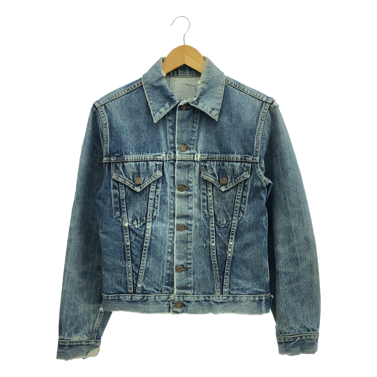 Levi's | 60 年代復古 557XX 3rd 牛仔卡車司機夾克 BIG-E 鎘刻 17 Even V |靛藍 |男士