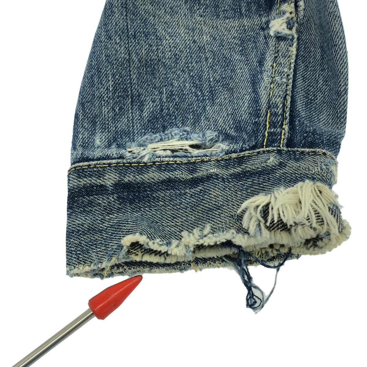 Levi's | 60 年代復古 557XX 3rd 牛仔卡車司機夾克 BIG-E 鎘刻 17 Even V |靛藍 |男士