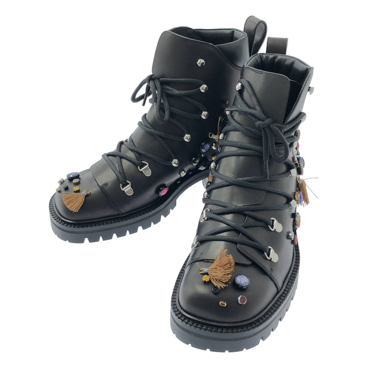 [新品] LOEWE | 吉卜力工作室哈爾的移動城堡裝飾靴 | 39碼 | 黑色 | 女款