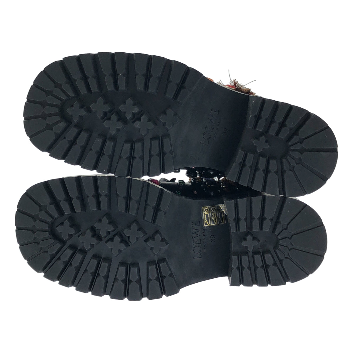 [新品] LOEWE | 吉卜力工作室哈爾的移動城堡裝飾靴 | 39碼 | 黑色 | 女款