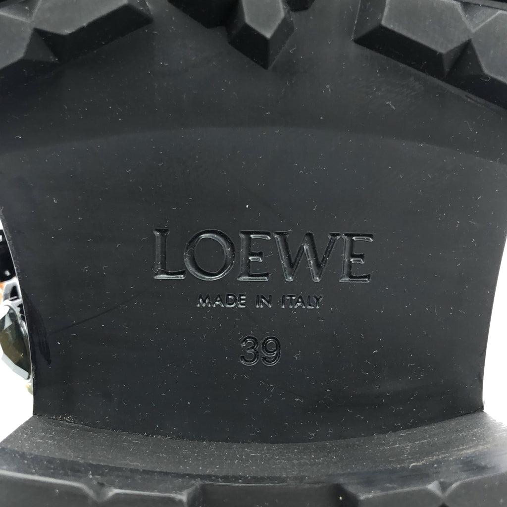 【신품】 LOEWE / 로에베 | × 스튜디오 지브리 하울의 움직이는 성 EMBELLISHED BOOTS 비쥬 부츠 | 39 | 블랙 | 여성