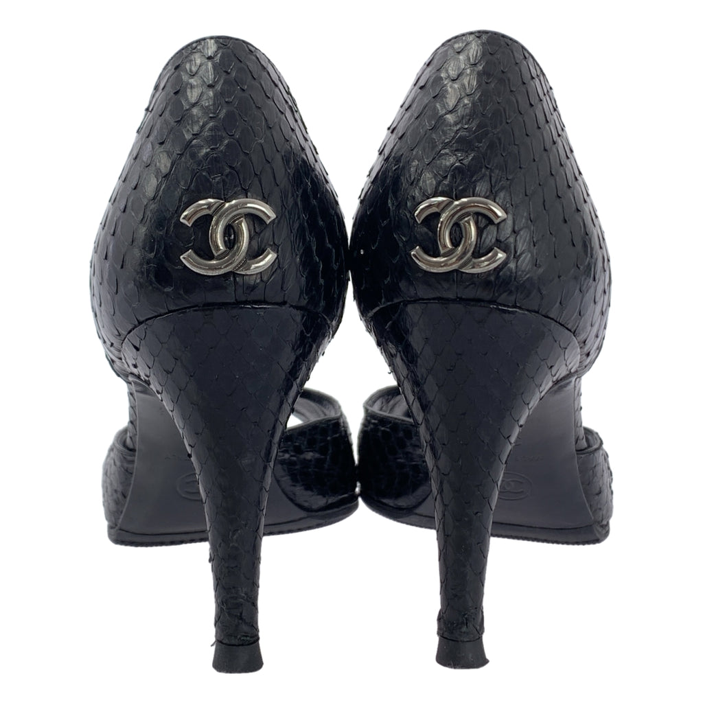 CHANEL / 샤넬 | 악어 오픈 투 펌프스 | 36 1/2 | 여성