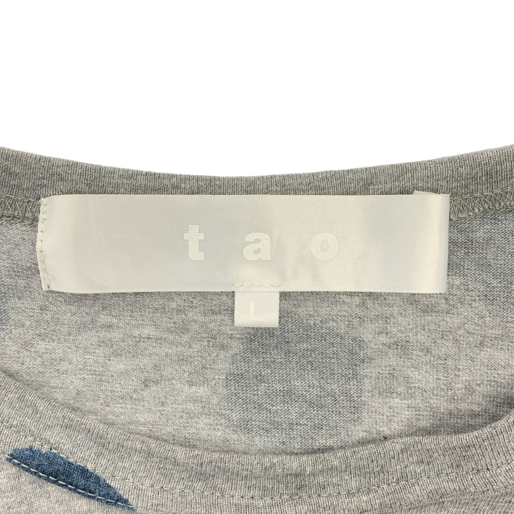 tao COMME des GARÇONS / tao Comme des Garçons | 2024 春夏 | × DAICHIRO SHINJO 棉質針織印花上衣 | L 號 |