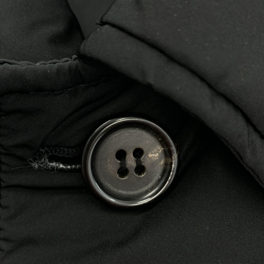 UNDER COVER / 언더 커버 | Polyester Switching Knit Mod Coat / 다른 소재 전환 도킹 니트 싱글 오버코트 / 총 안감 | 1 | 맨즈