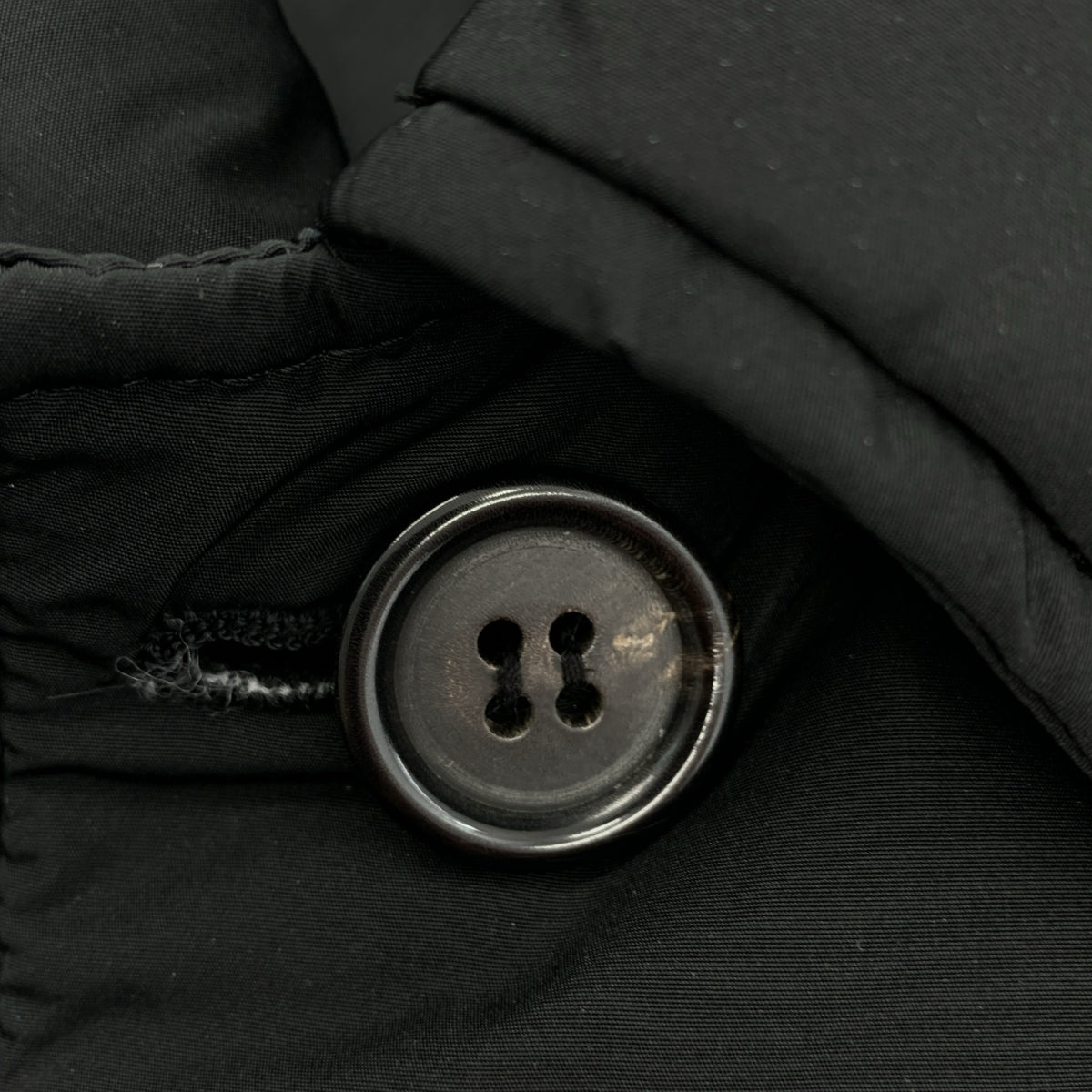 UNDER COVER / 언더 커버 | Polyester Switching Knit Mod Coat / 이소재 전환 도킹 니트 싱글 오버코트 / 총 안감 | 1 | 블랙 | 맨즈