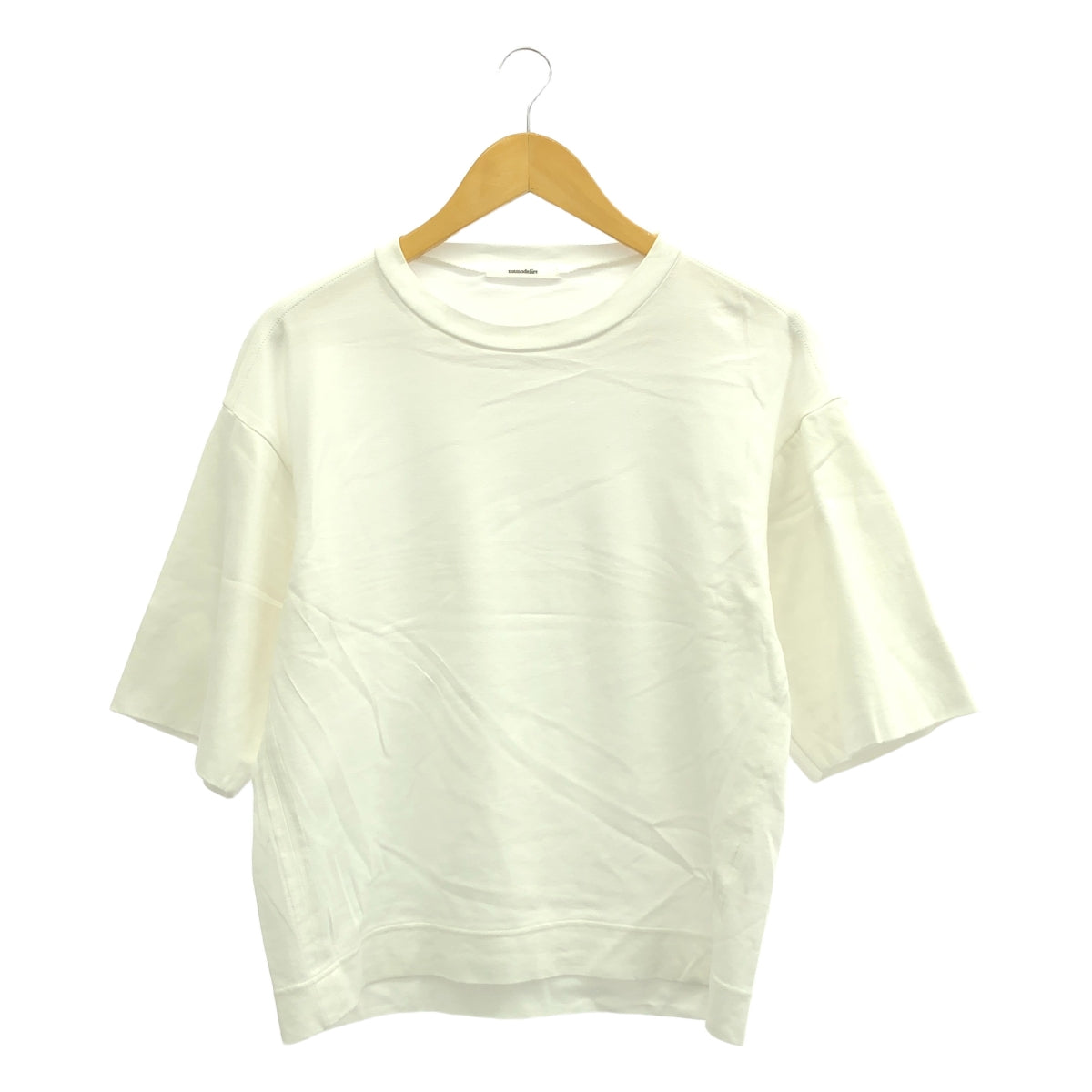 [狀況良好] mtmodelist / Mt Modelist |棉質圓領剪裁與縫製 | 1 |白色 |男士