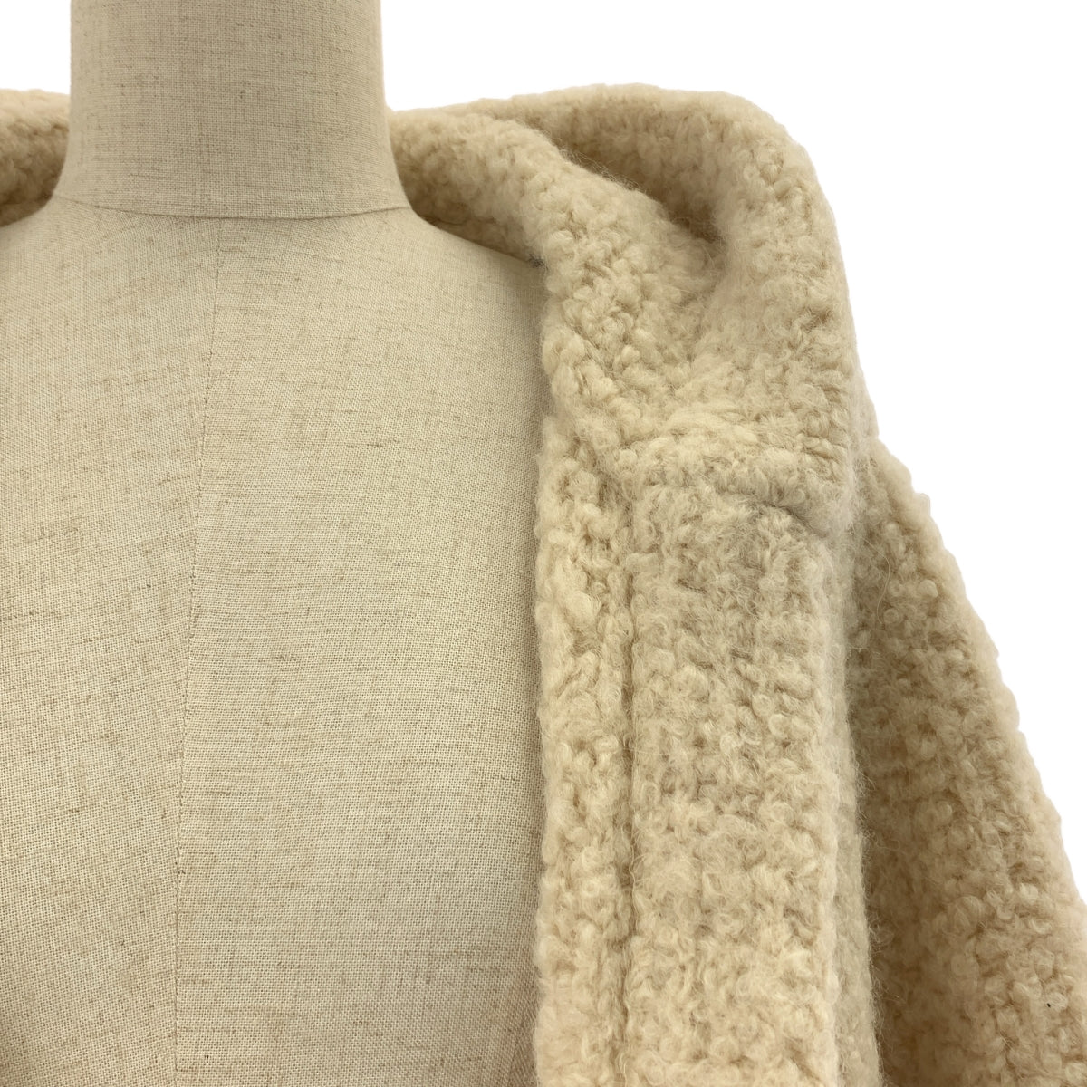 Drawer / ドゥロワー | 3Gミラノ編みフーデッドニットコート |