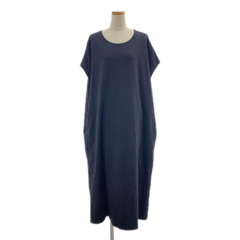 MM6 Maison Margiela / エムエムシックスメゾンマルジェラ | ノースリーブ コットン ロングワンピース | S | ブラック | レディース