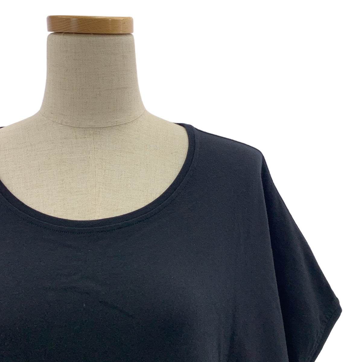 MM6 Maison Margiela / エムエムシックスメゾンマルジェラ | ノースリーブ コットン ロングワンピース | S | ブラック | レディース