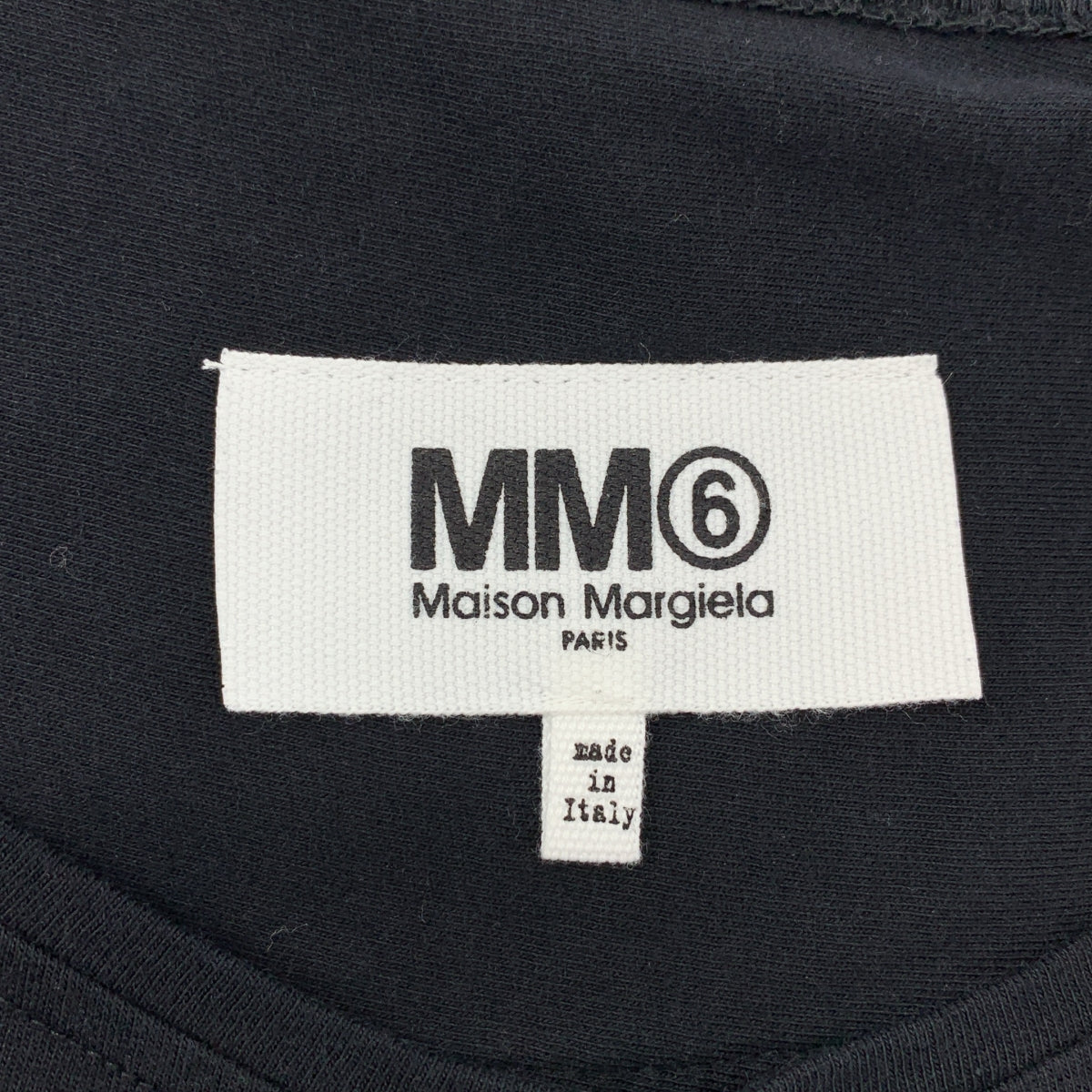 MM6 Maison Margiela / エムエムシックスメゾンマルジェラ | ノースリーブ コットン ロングワンピース | S | ブラック | レディース