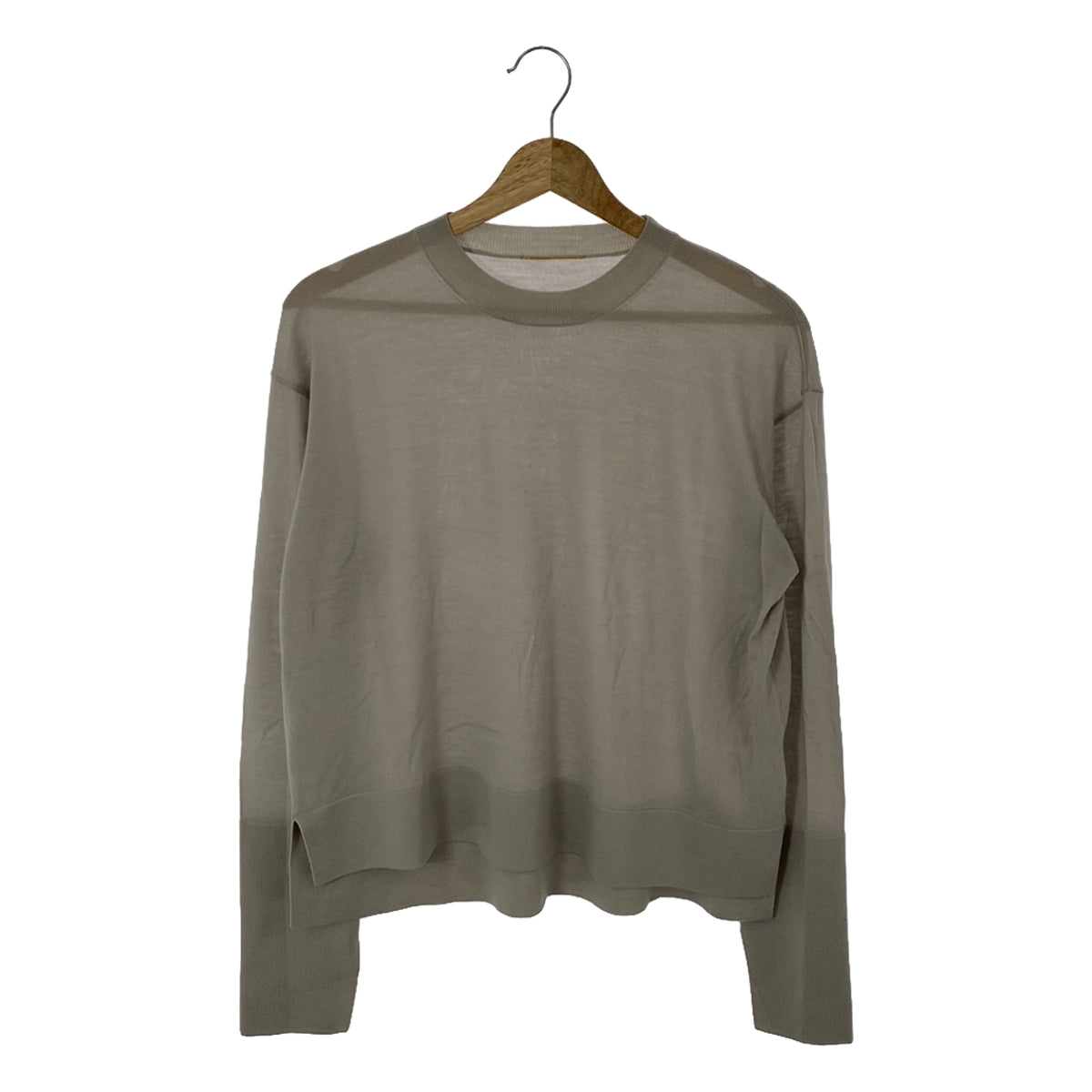 L'Appartement / アパルトモン | 2023SS | Slit Sleeve Knit Pullover | F | ライトグレー | レディース