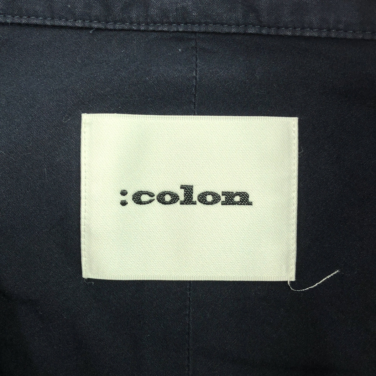 :colon / コロン | CSH-4 Wpocket Shirt ダブルポケット ブロード シャツ | 5 | ネイビー | メンズ
