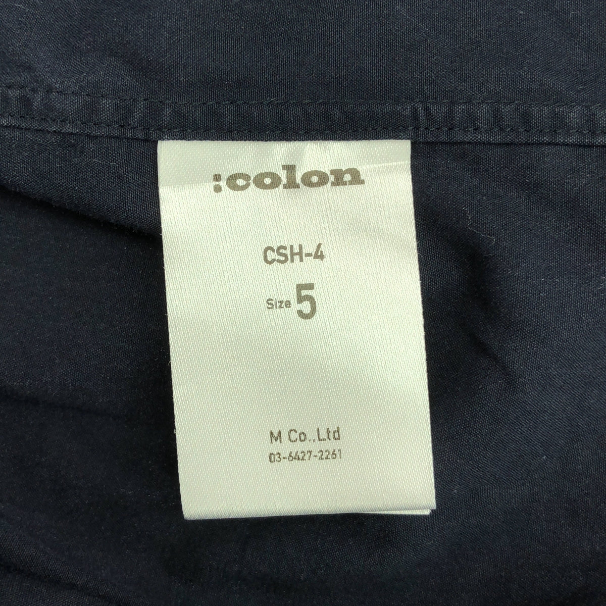 :colon / コロン | CSH-4 Wpocket Shirt ダブルポケット ブロード シャツ | 5 | ネイビー | メンズ