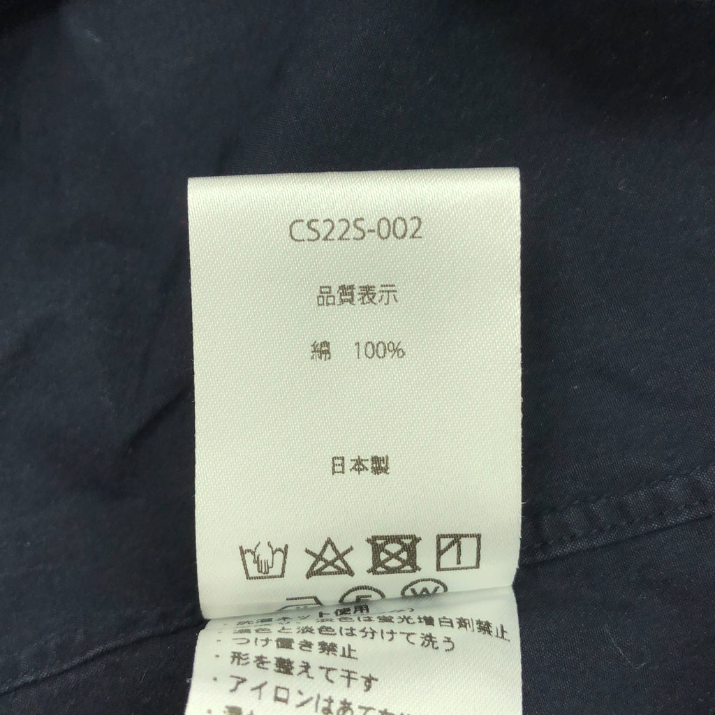 :colon / 콜론 | CSH-4 Wpocket Shirt 더블 포켓 브로드 셔츠 | 5 | 네이비 | 남성