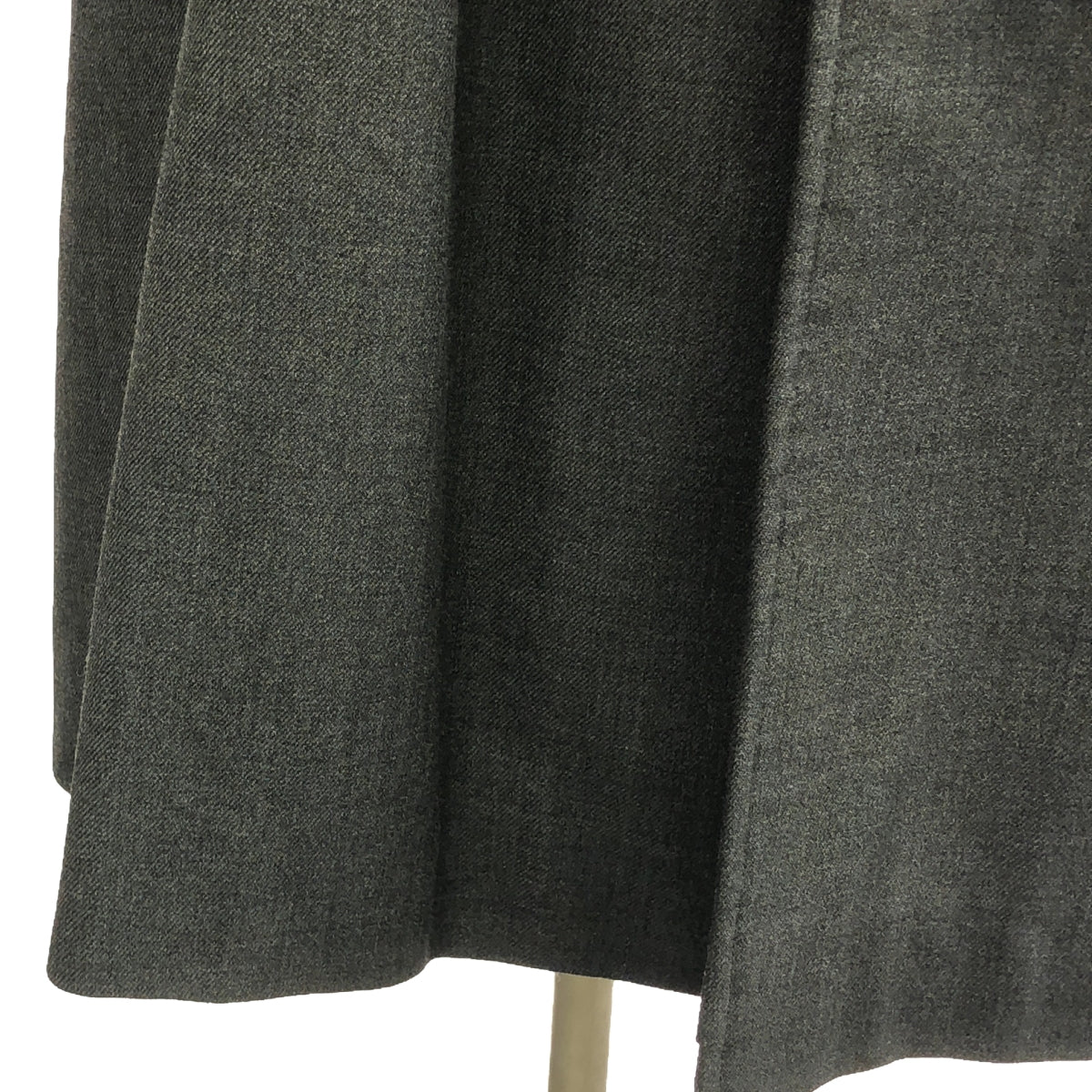 LE / エルイー | 2020AW | Wool surge / ウールサージ ベルテッド バルカラーコート 総裏地 | 1 | グレー | メンズ