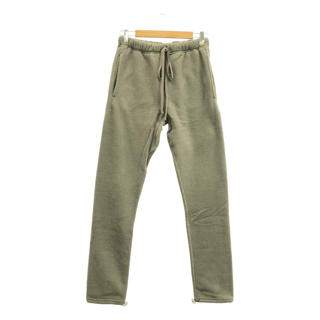 【美品】  FOG ESSENTIALS / エフオージーエッセンシャルズ | ロゴパッチ フリースパンツ | XS | グレー | メンズ