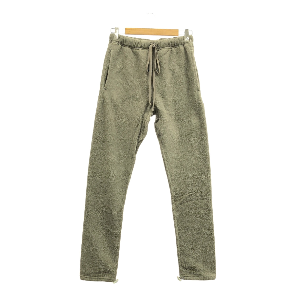 【美品】  FOG ESSENTIALS / エフオージーエッセンシャルズ | ロゴパッチ フリースパンツ | XS | グレー | メンズ