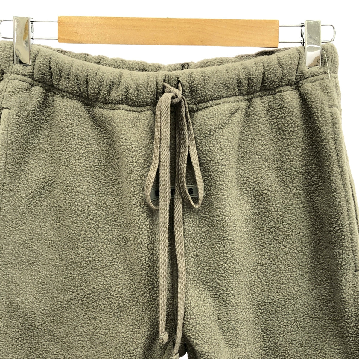 【美品】  FOG ESSENTIALS / エフオージーエッセンシャルズ | ロゴパッチ フリースパンツ | XS | グレー | メンズ