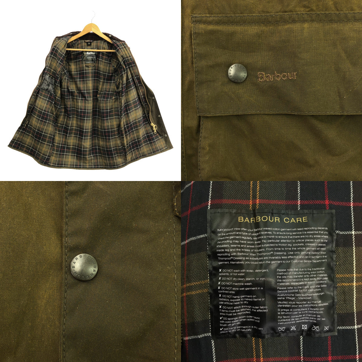 Barbour / バブアー | Classic Beaufort / クラシック ビューフォート オイルドコート | C36 | オリーブ | メンズ